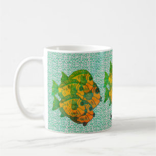 Taza De Café Pescado de los bosques lluviosos