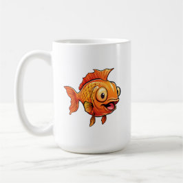 Taza De Café Pescado de oro