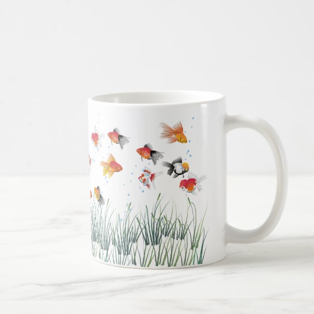 Taza De Café Pescado de oro (Derecha)