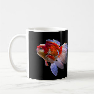Taza De Café Pescado de oro con fondo negro