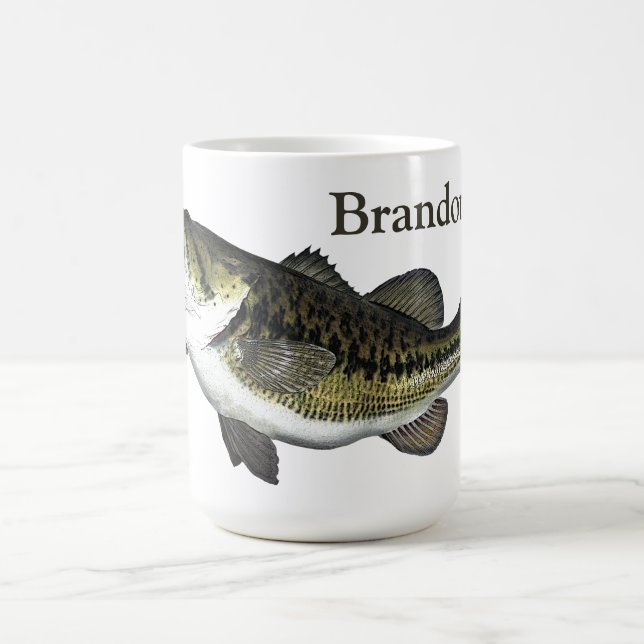 Taza De Café Pescado de trasero personalizado (Centro)