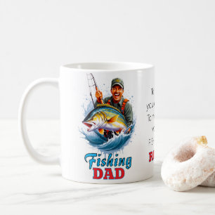 Taza De Café Pescado del Día del Padre Feliz