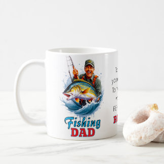 Taza De Café Pescado del Día del Padre Feliz