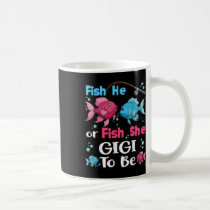 Taza De Café Pescado Él o Pescado Ella Revelación de Género Fam