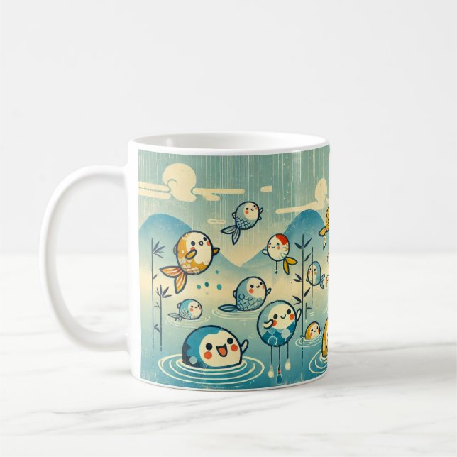 Taza De Café Pescado lúdico Classic Mug, 325 ml (Izquierda)