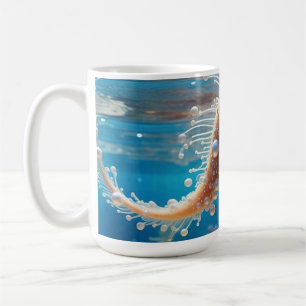 Taza De Café Pescado nadador