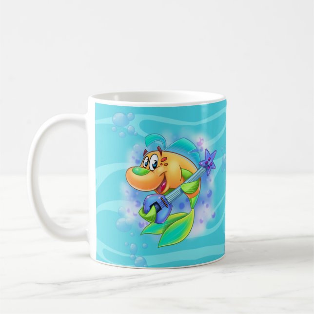 Taza De Café Pescado personalizado FriendFish (Izquierda)