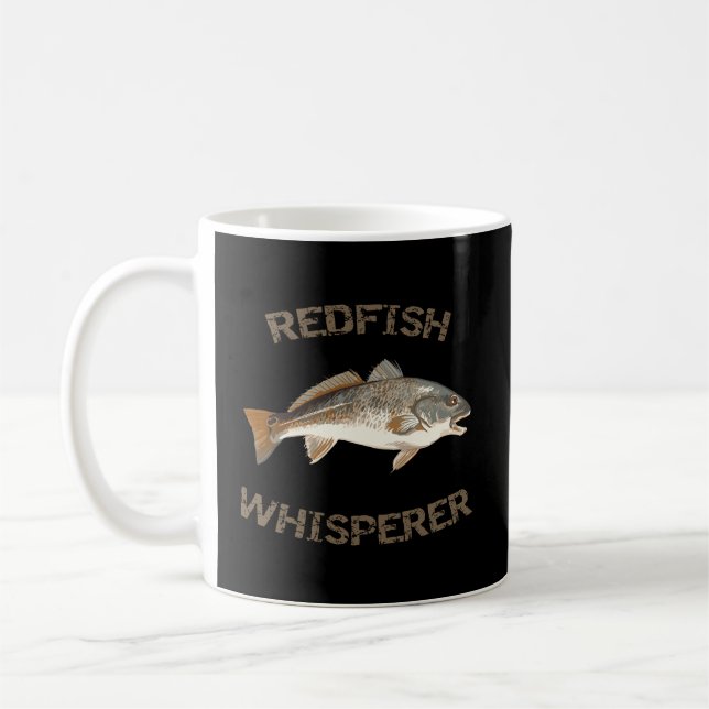 Taza De Café Pescado rojizo de tambor rojo (Izquierda)