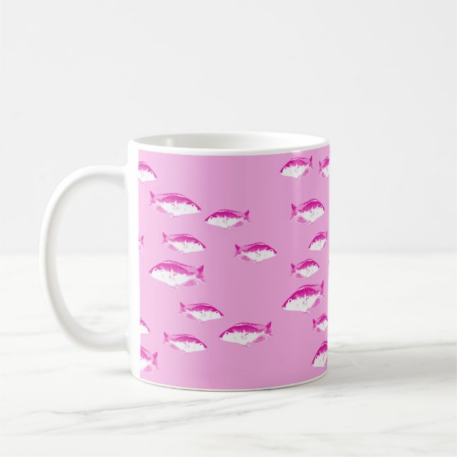 Taza De Café Pescado rosa (Izquierda)