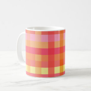 Taza De Café Pescado rosa y naranja