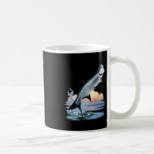 Taza De Café Pescado Tarpon Agua Fresca Caza De Fauna Silvestre