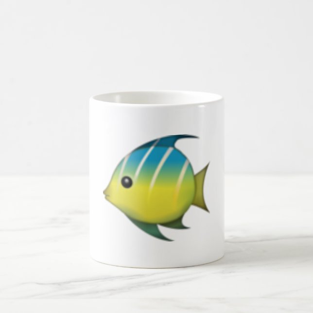 Taza De Café Pescado tropical - Emoji (Centro)