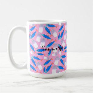 Taza De Café Pescado Y Sal