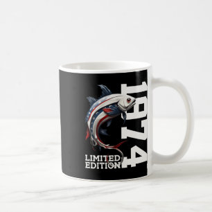 Taza De Café Pescador Cumpleaños 51 Edición Limitada Pesca 1974