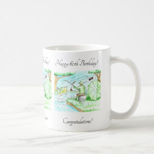 Taza De Café Pescador cumpleaños 60