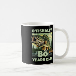 Taza De Café Pescador de 86 años O'fishally 86 Pescador 86th B