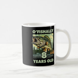 Taza De Café Pescador de 8 años O'fishally 8 Pescador de 8 años