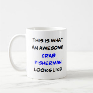 Taza De Café pescador de cangrejo, impresionante