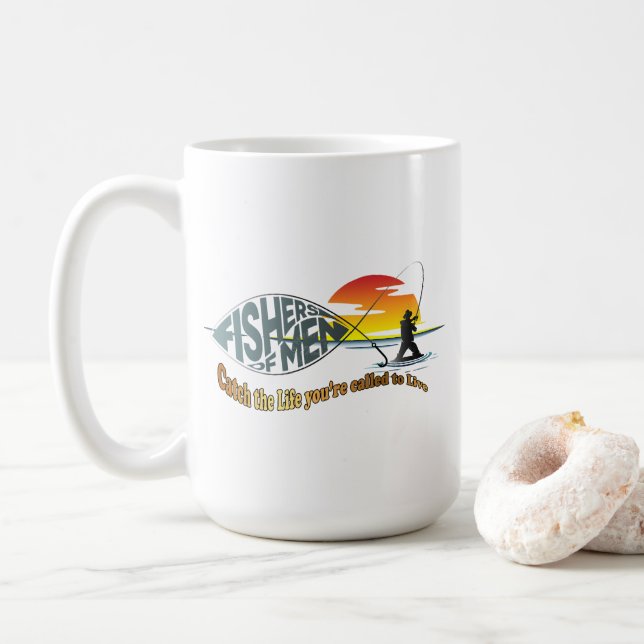 Taza De Café Pescador de hombres | Mug clásico #15 (Con donut)