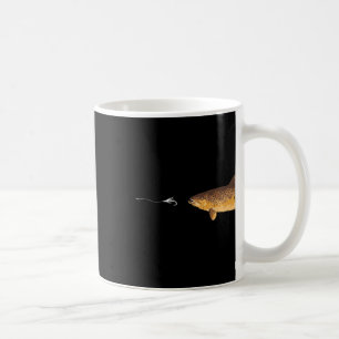 Taza De Café Pescador de la trucha marrón Hombres de la pesca