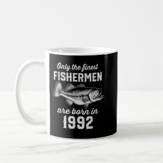 Taza De Café Pescador de pesca de 30 años 1992 30º cumpleaños