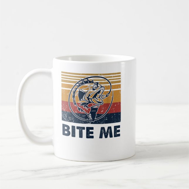 Taza De Café Pescador de pique de pescado (Izquierda)