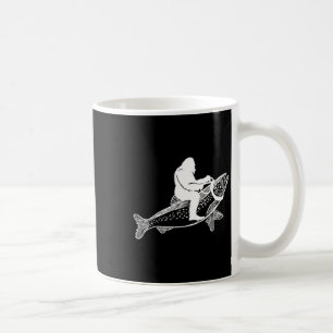 Taza De Café Pescador de trucha pescadora de pata sasquatch