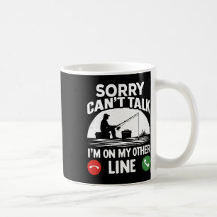 Taza De Café Pescador Gracioso Para Día del Padre Papá que Pesc