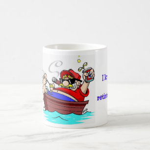 Taza De Café Pescador jubilado