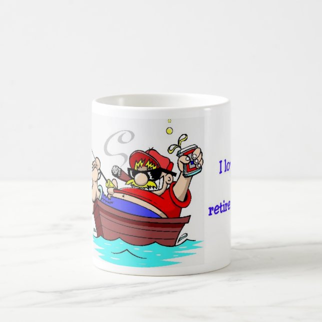 Taza De Café Pescador jubilado (Centro)