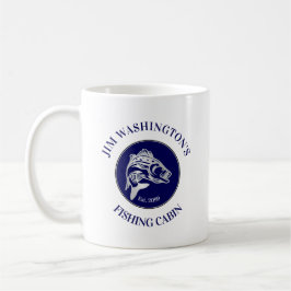Taza De Café Pescador o cabaña familiar