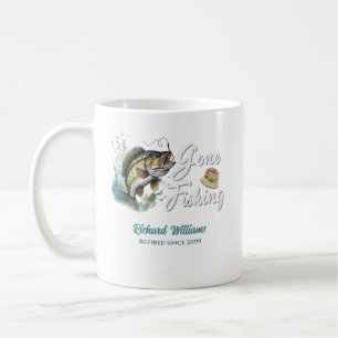 Taza De Café Pescador retirado de peces grandes regalo