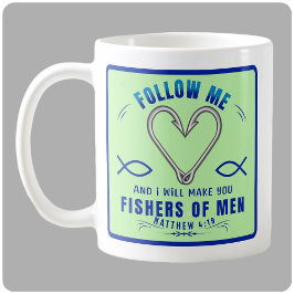 TAZA DE CAFÉ PESCADORES DE HOMBRES MUG GREEN