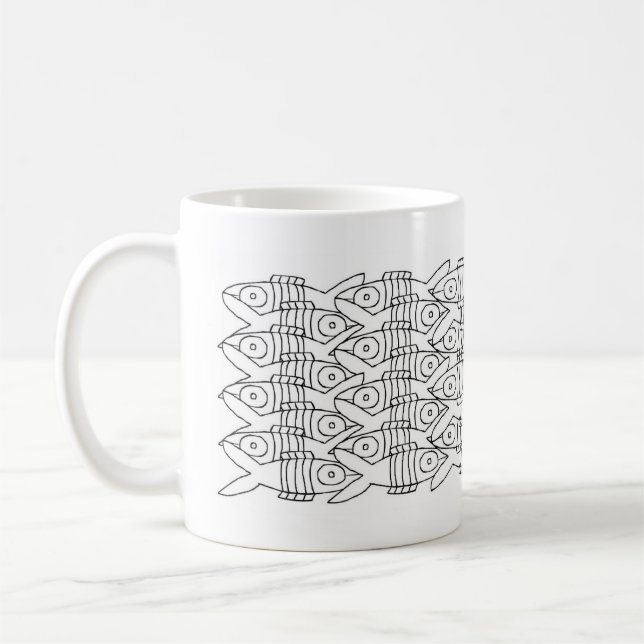Taza De Café pescados (Izquierda)