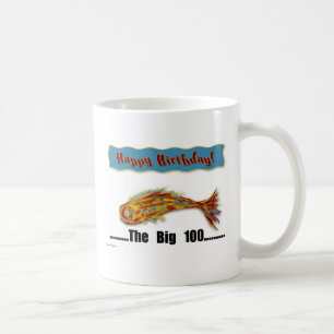 Taza De Café Pescados 100os del cumpleaños