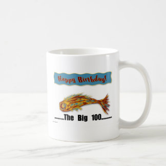 Taza De Café Pescados 100os del cumpleaños