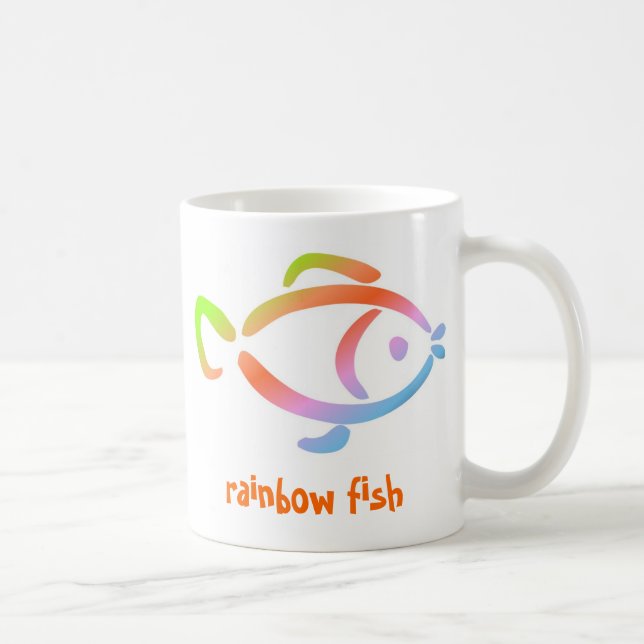 Taza De Café Pescados de arco iris (Derecha)