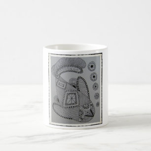 Taza De Café Pescados de la fantasía del zen
