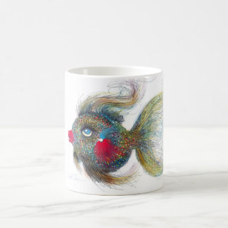 Taza De Café Pescados de la fantasía: Kissiefish