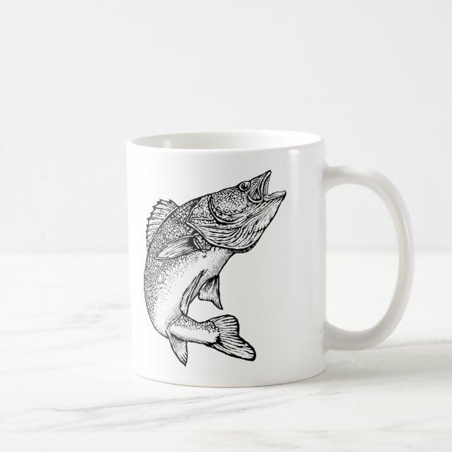 Taza De Café Pescados de los leucomas (Derecha)