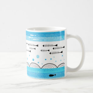 Taza De Café Pescados en el mar