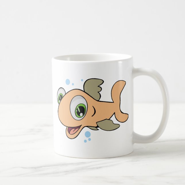 Taza De Café Pescados felices (Derecha)