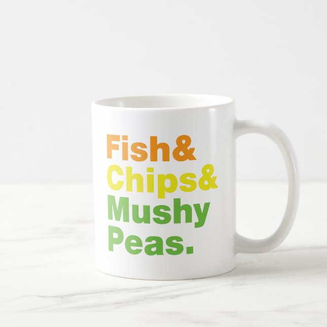 Taza De Café Pescados y microprocesadores y guisantes fofos (Derecha)