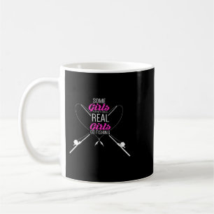 Taza De Café Pescando algunos chicas juegan con muñecas chicas 