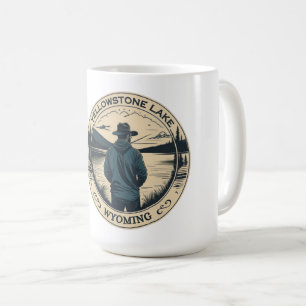 Taza De Café Pescando laca amarilla wisconsin