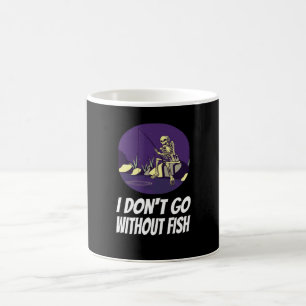 Taza De Café Pescar No Me Dormiré Sin Pescado