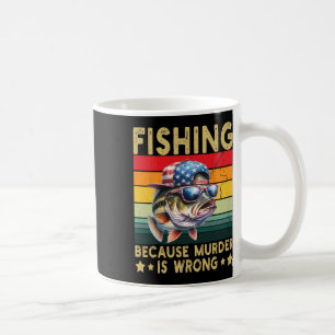 Taza De Café Pescar Porque El Asesinato Es Incorrecto Vintage D
