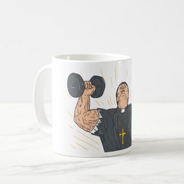 Taza De Café Pesos de elevación del sacerdote (Anverso izquierdo)