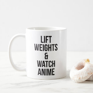 Taza De Café Pesos De Elevación Y Ver Anime - Gimnasio Inspirad