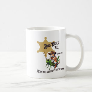 Taza De Café Pestaña Cuidada De Gato De Vaquero Occidental